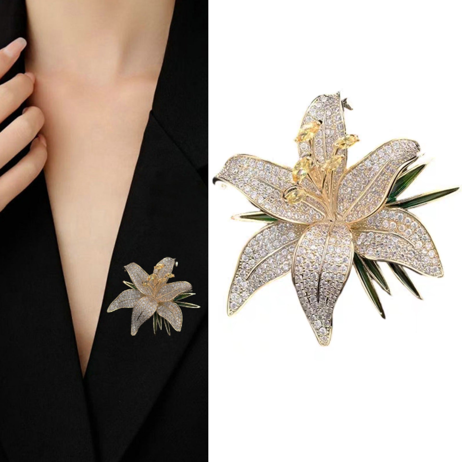 Lily Broochcollar Pin