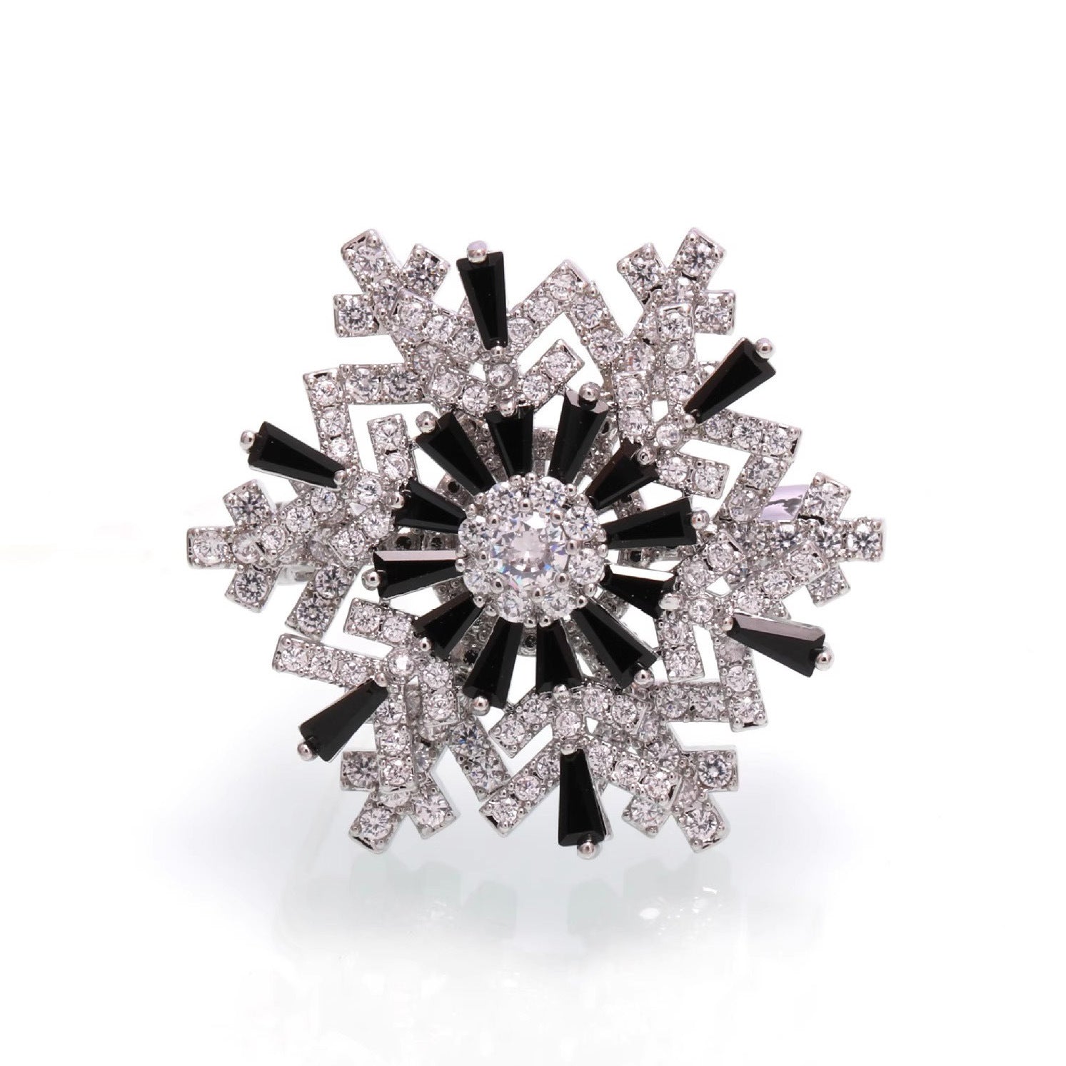Spinning Snowflake Pin Corsage