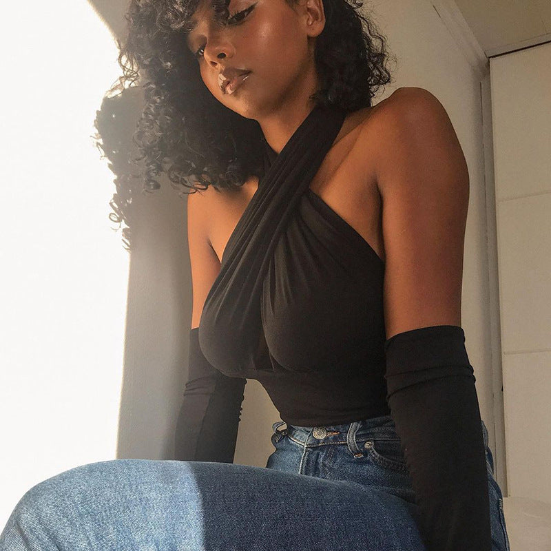 Strap Short Camisoles Versatile Tank Top