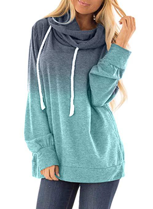 Two-colored fashion hoodies