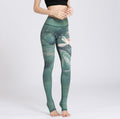 Printed Dry Fit Sport Gym Pant Trousers