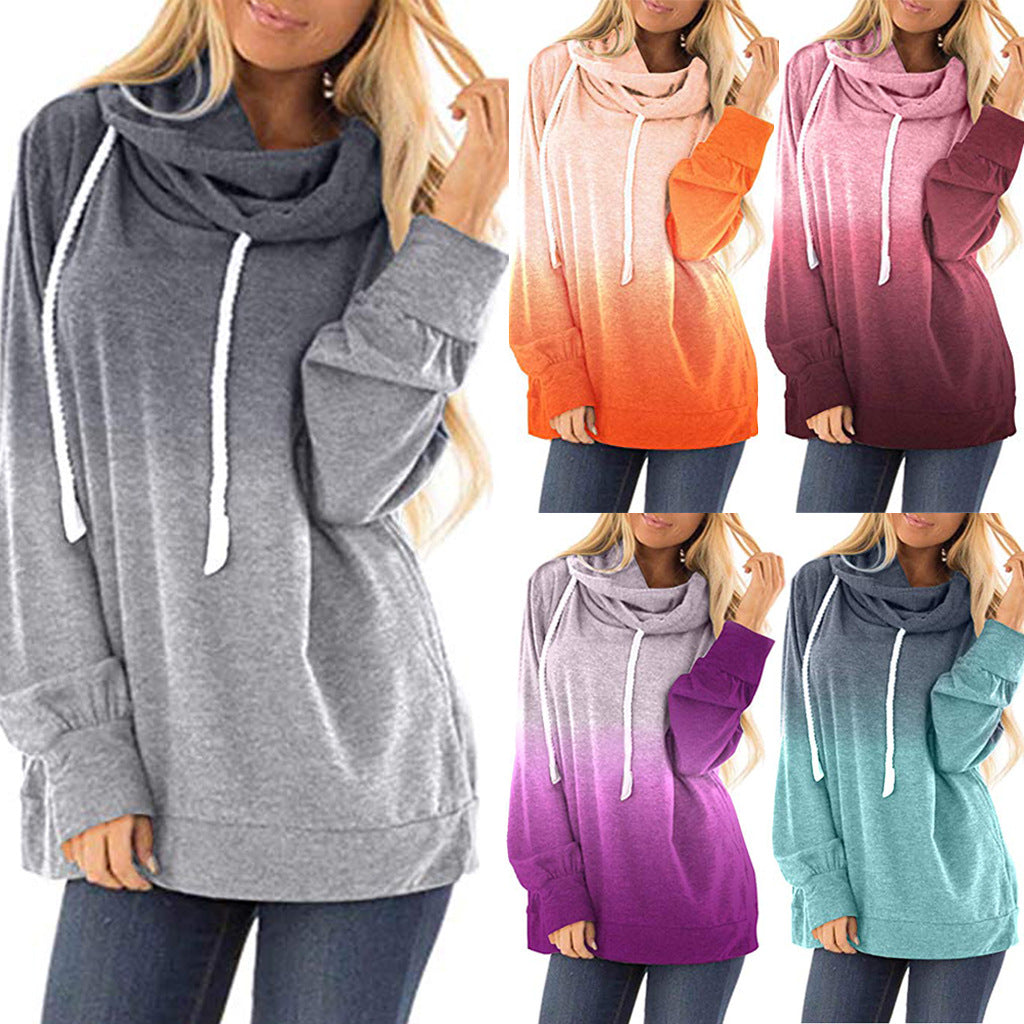 Two-colored fashion hoodies