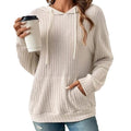 Solid Sunken Stripe Hoodie