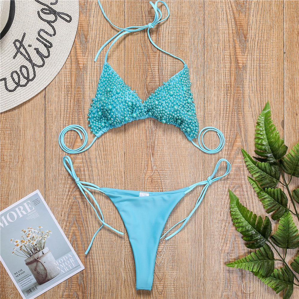 Jikan Halter Mini Bikini Swimwear
