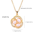 Rotating Pearl Flower Necklace