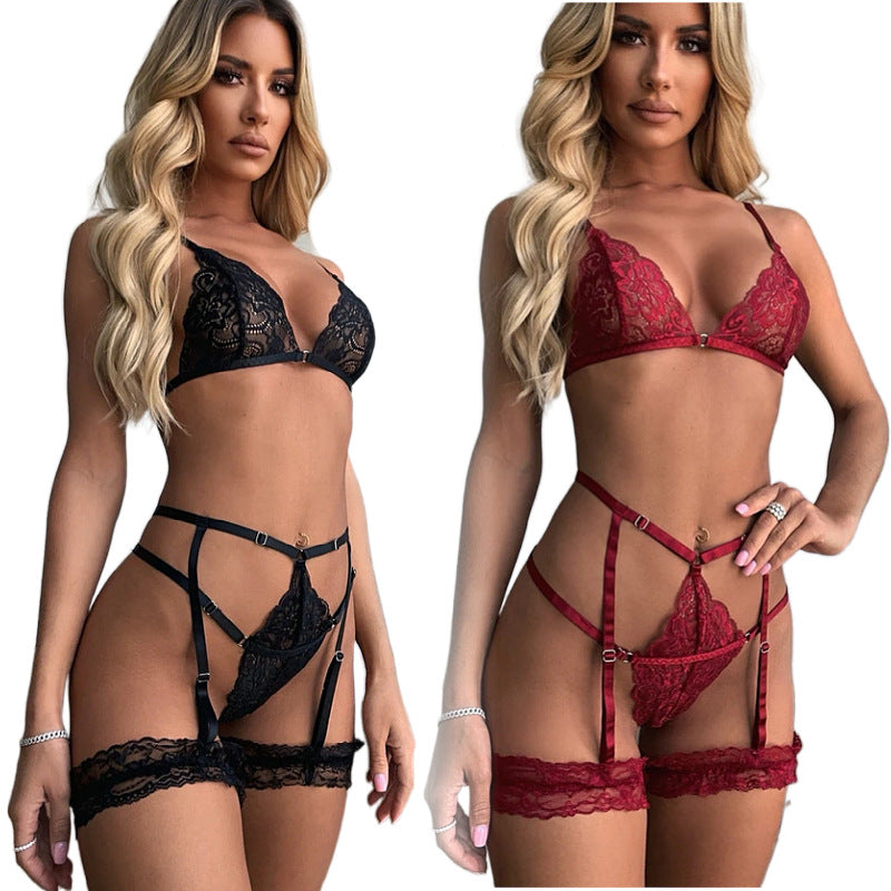 Lace Cross Lingerie