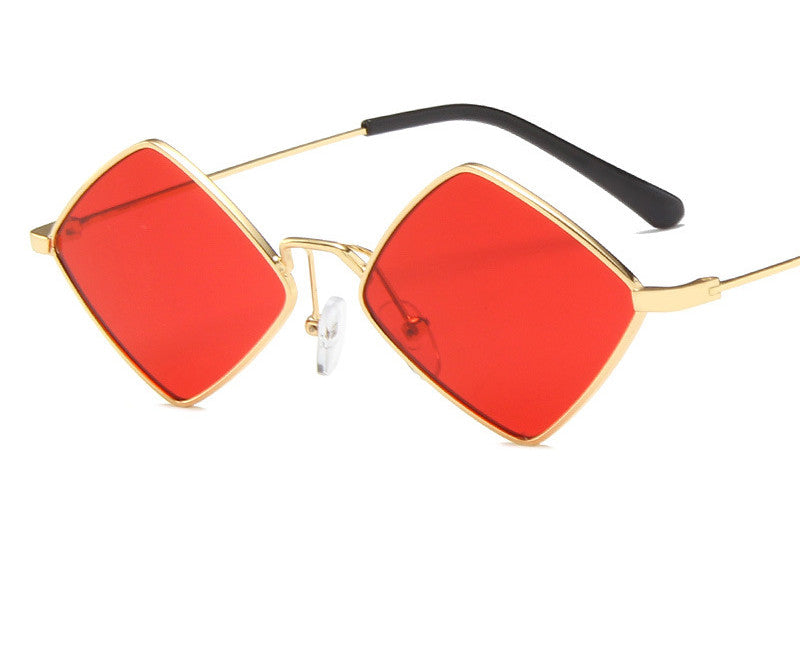Irregular Metal Sunglasses