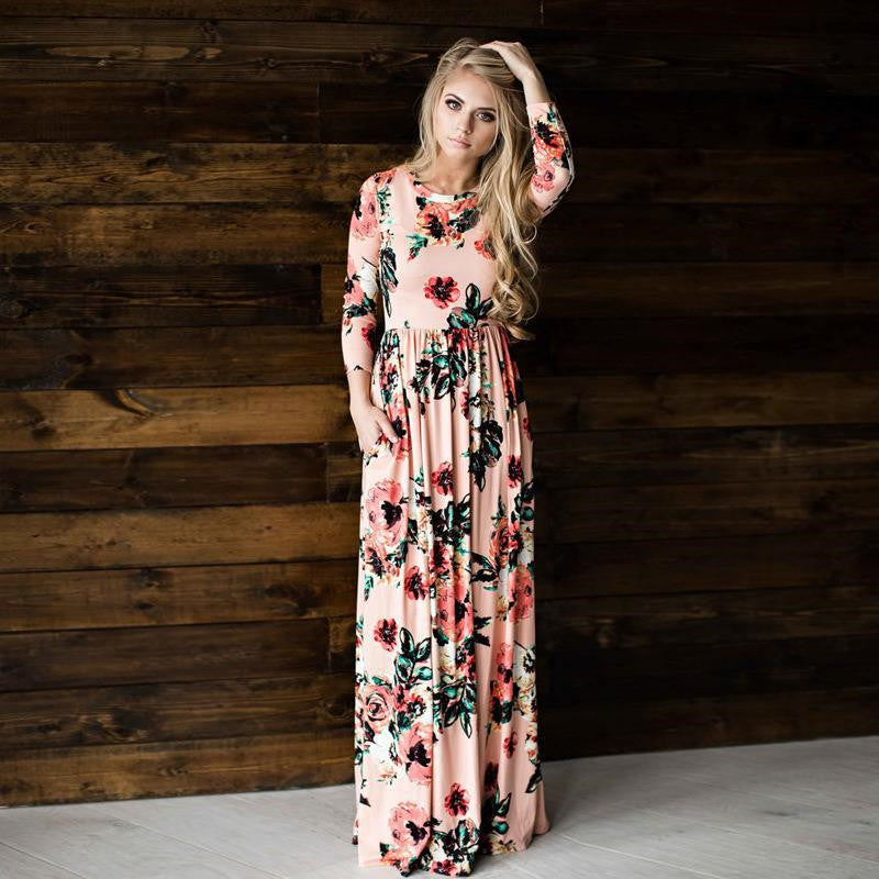 FLORAL Party Gown Dress