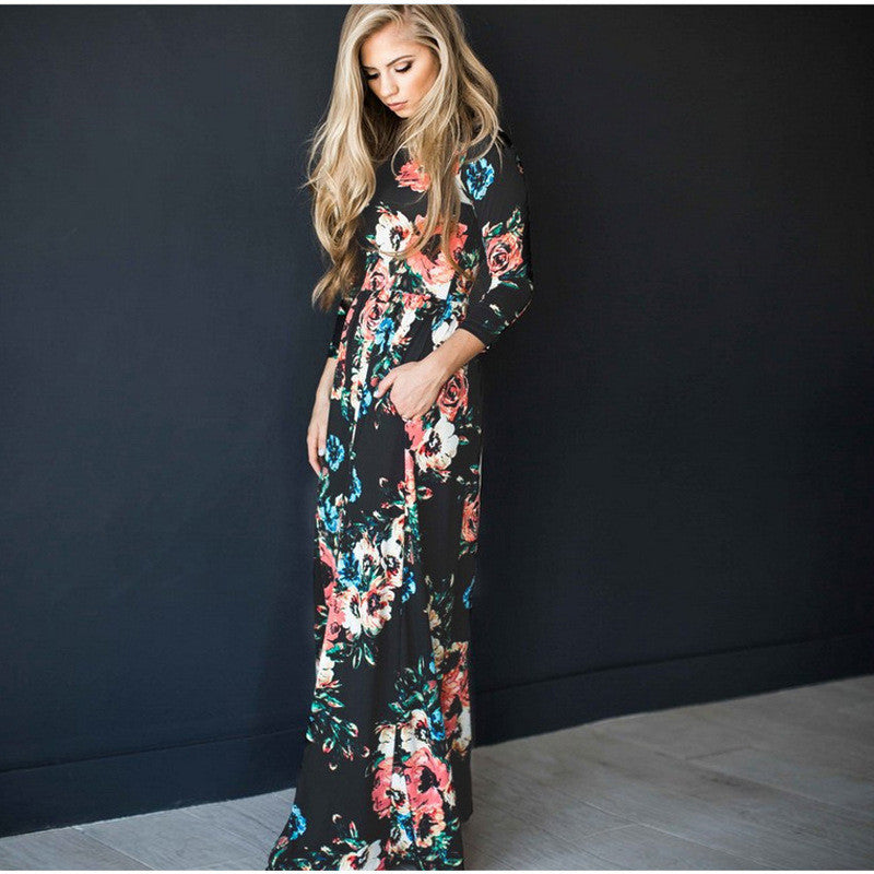 FLORAL Party Gown Dress