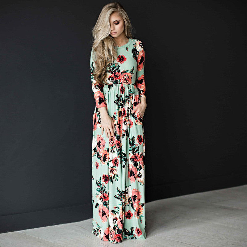 FLORAL Party Gown Dress