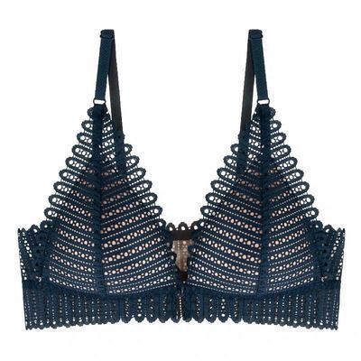 Gathering bra thin cup back Bra