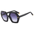 Irregular With Personality Hexagonal Rivet Sunglasses
