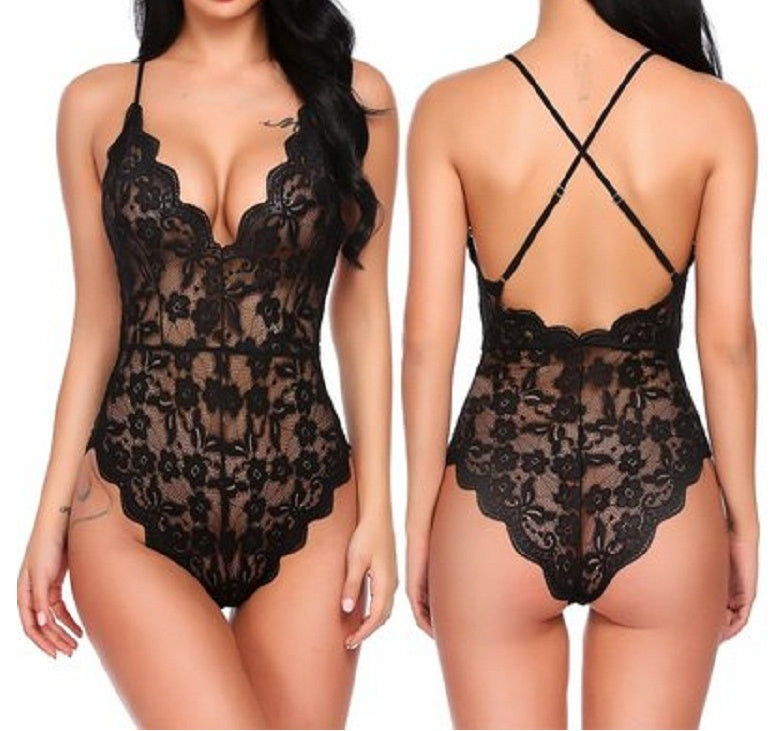 back conjoined translucent Lingerie