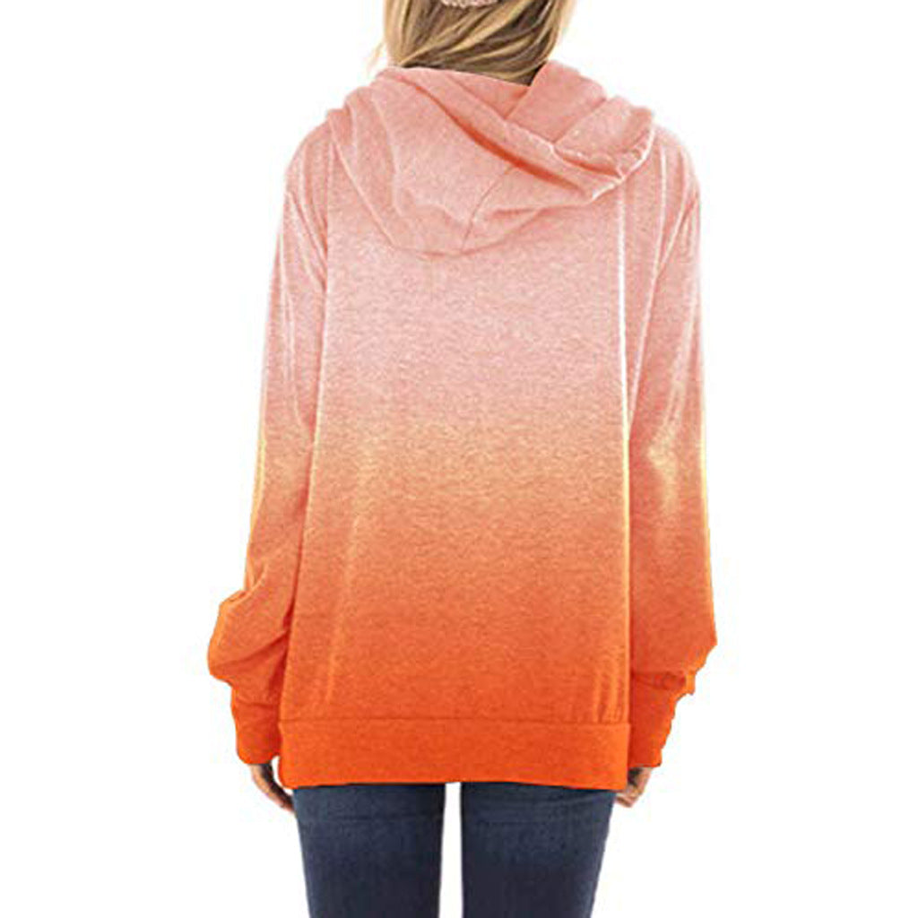 Two-colored fashion hoodies
