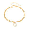 Double-layer Beads Sweet Love Anklet