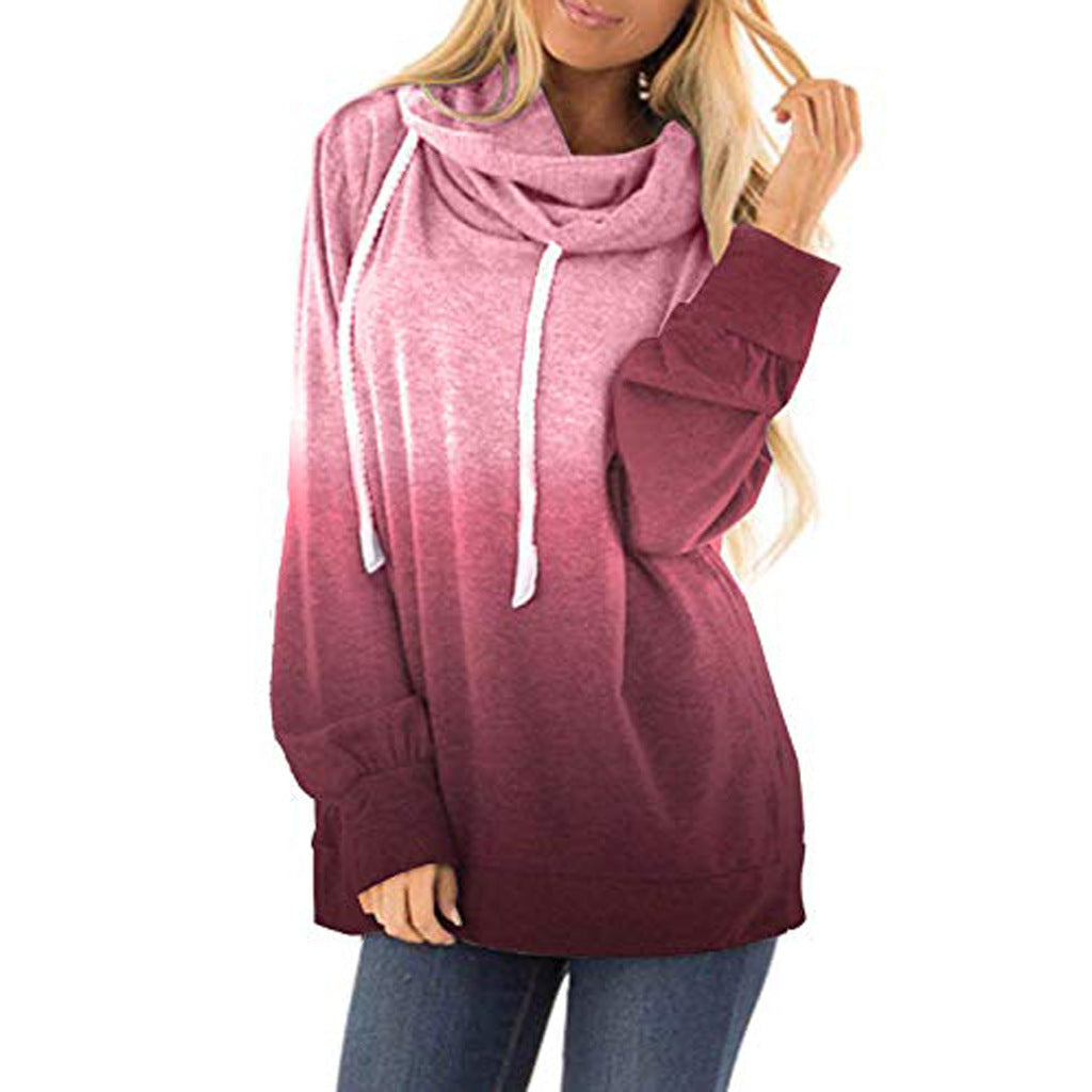 Two-colored fashion hoodies