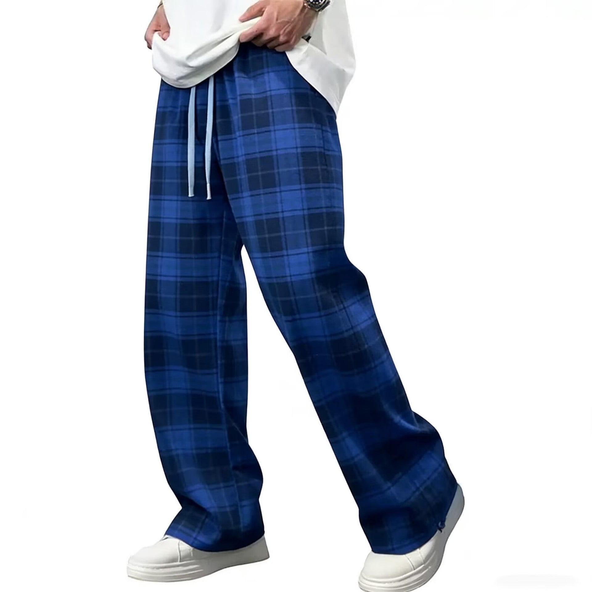 Checkered Harem Pants Trouser