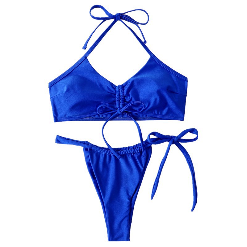 Neck Hanging Two-piece Set Swimwear