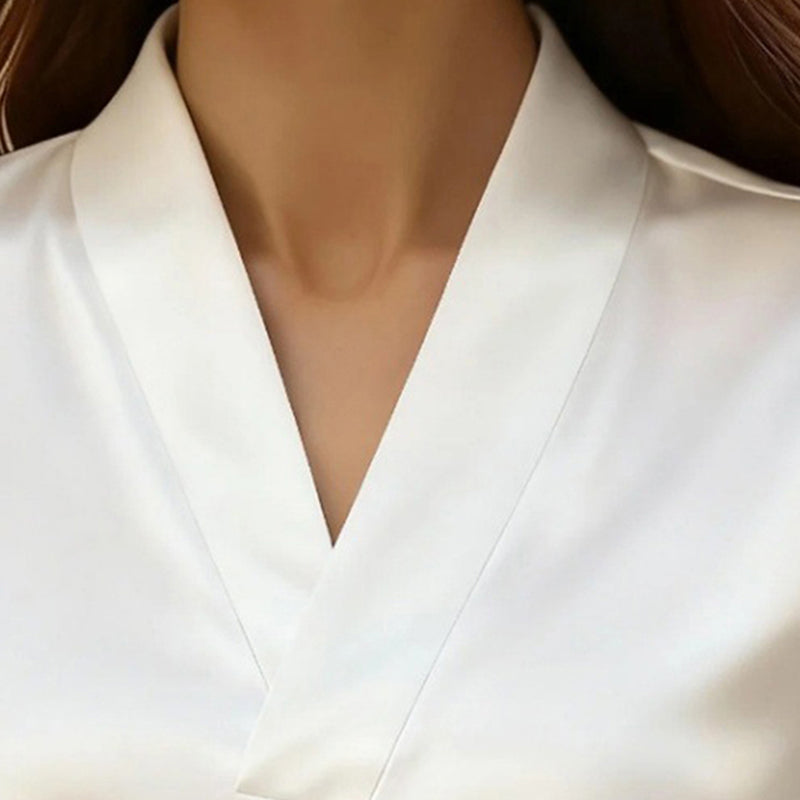 Shiny Finish Long Sleeve Dress Shirt