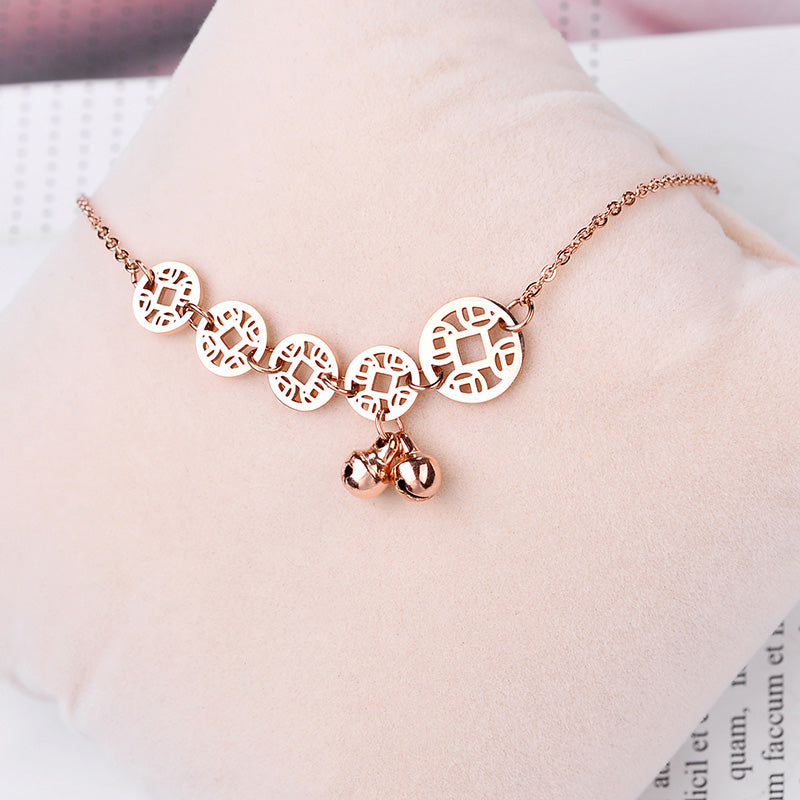 Coin Charms Chain Anklets