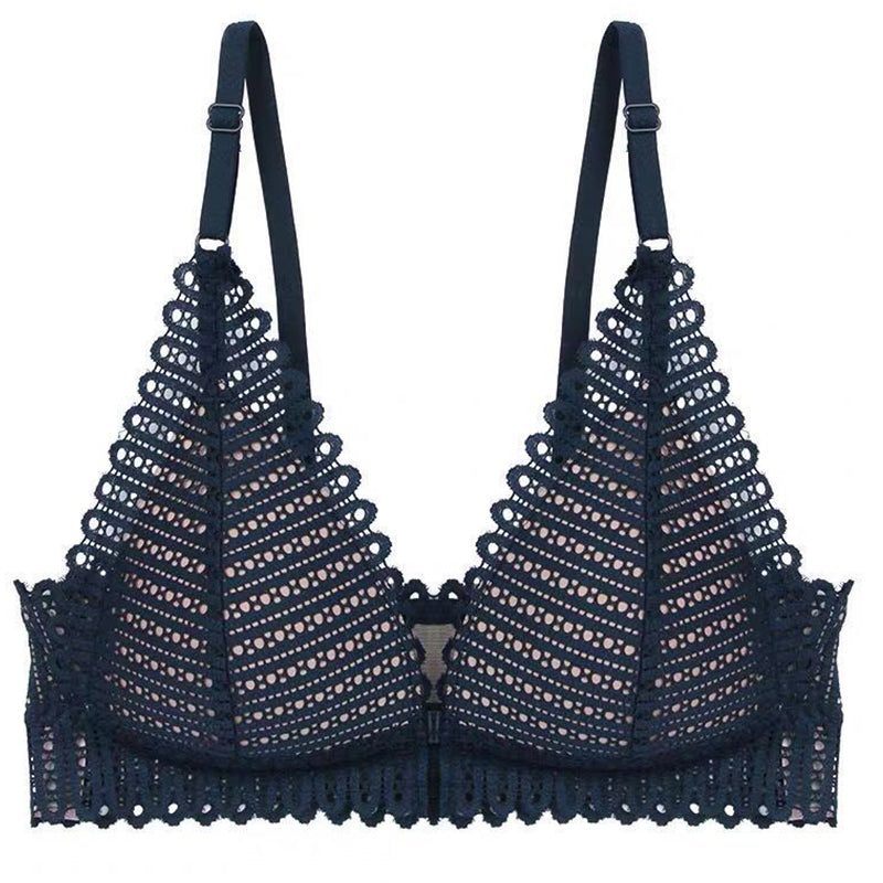 Gathering bra thin cup back Bra
