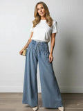 Loose Wide-Leg Denim Jeans