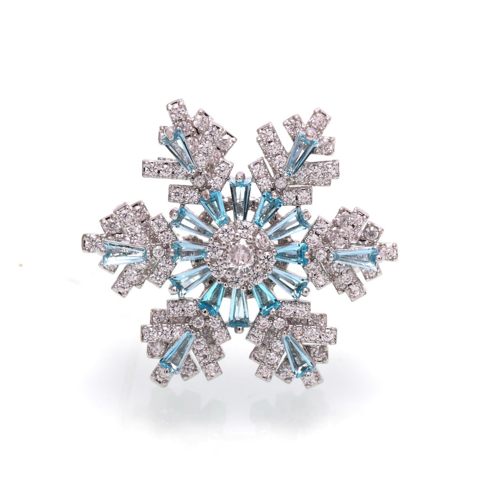 Spinning Snowflake Pin Corsage