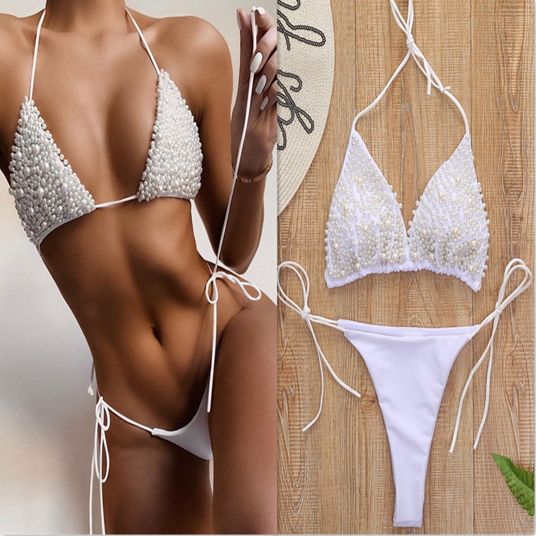 Jikan Halter Mini Bikini Swimwear