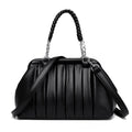 Pleated Woven Portable Bag
