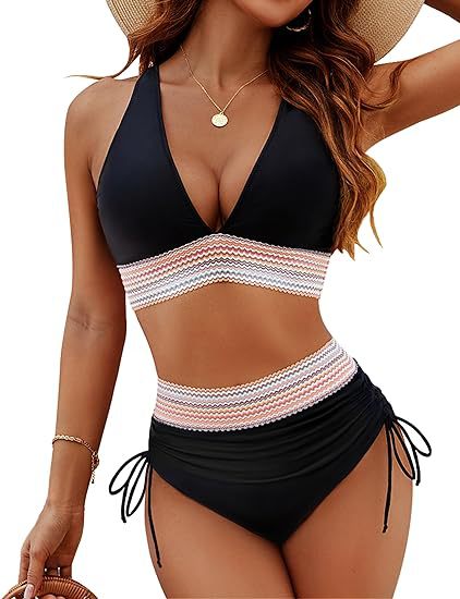 Poilty High Waist Bikini Split Suit