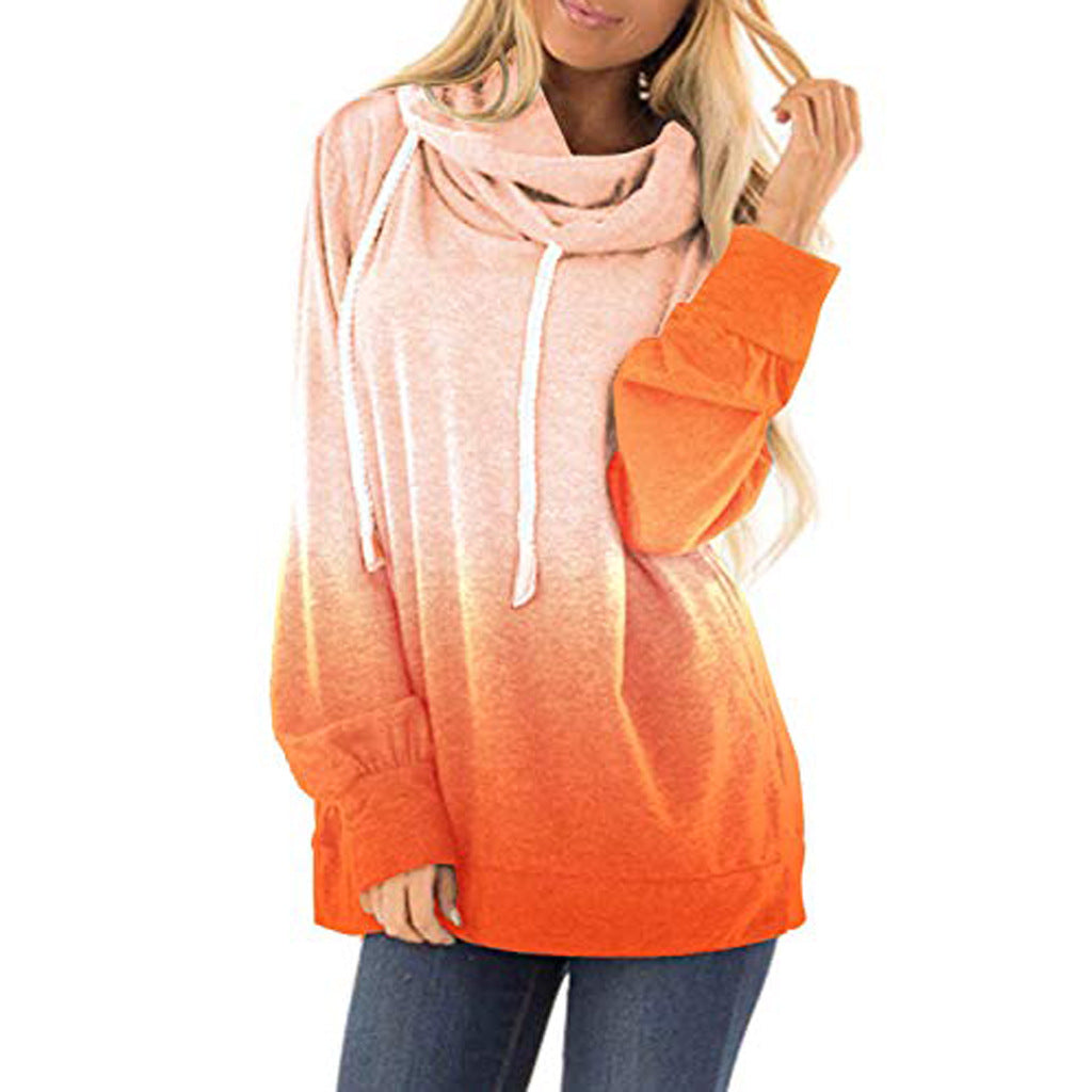 Two-colored fashion hoodies