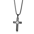 Wire Cross Men's Necklace