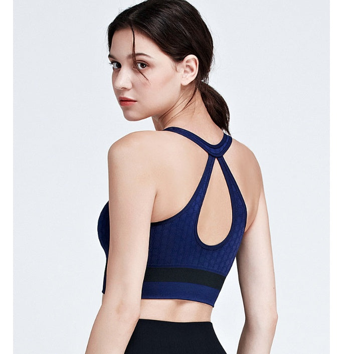 Zipper Sports Bras High-intensity Vest Gym Workout