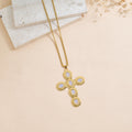 Drop Oil Cross Necklace For Men And Women