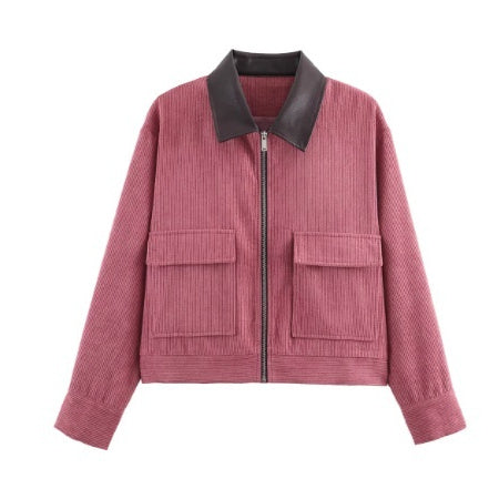All-Match 3-Color Corduroy Jacket