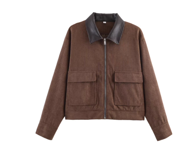 All-Match 3-Color Corduroy Jacket