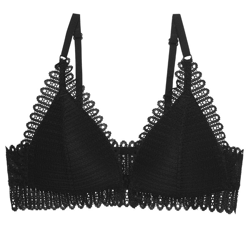 Gathering bra thin cup back Bra