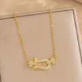 Horseshoe Buckle Necklace