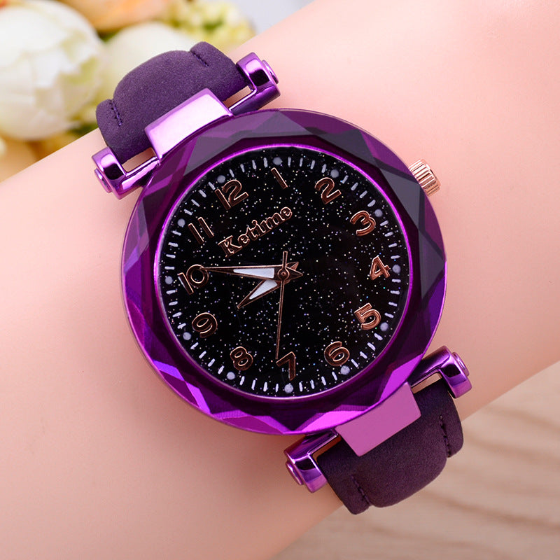 Starry sky watch luminous watch