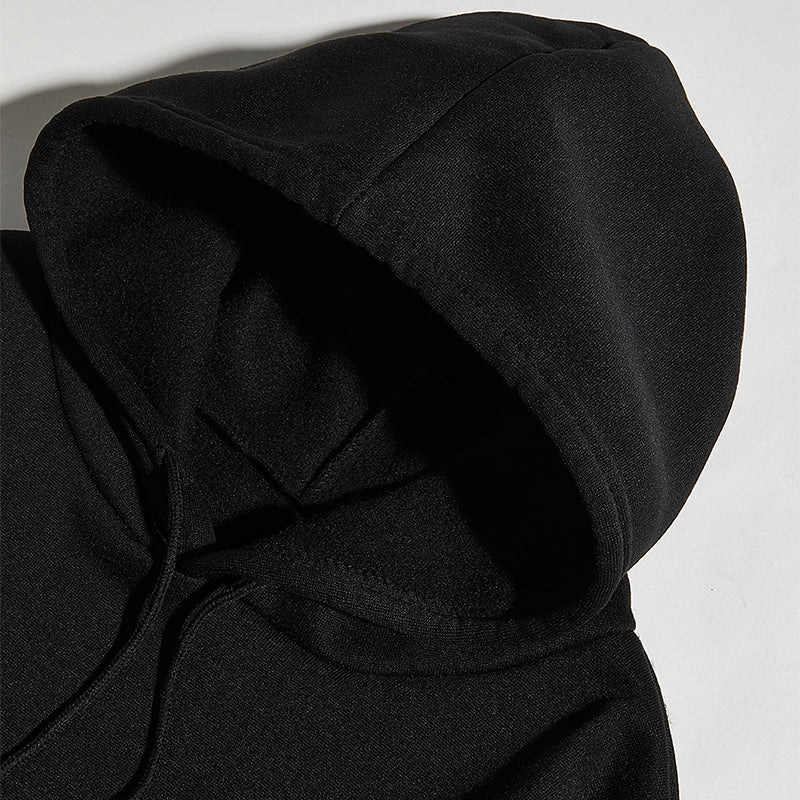 Do What Makes You Happy Print Sweatshirt Hooded