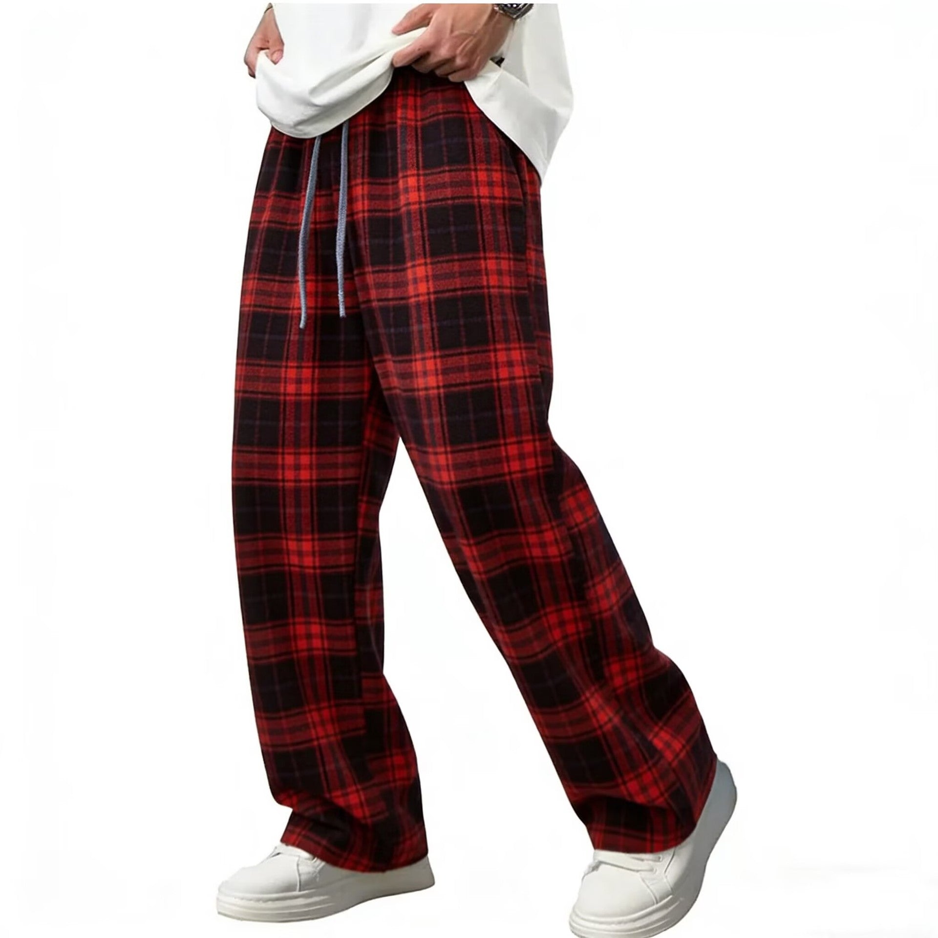 Checkered Harem Pants Trouser