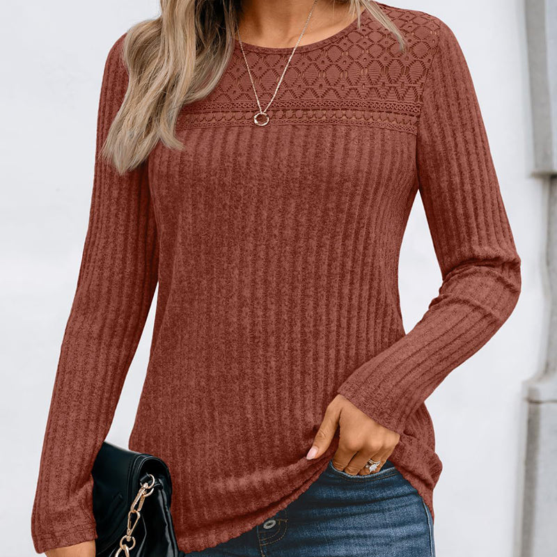 Hollow Out Pullover Top
