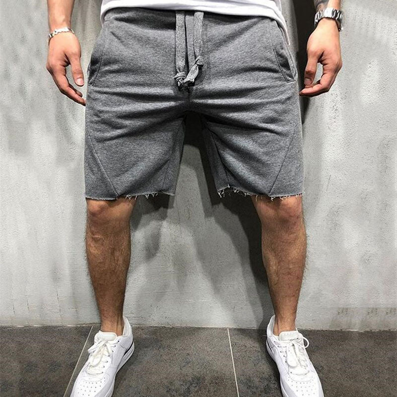 summer mens gym sports sport grey shorts