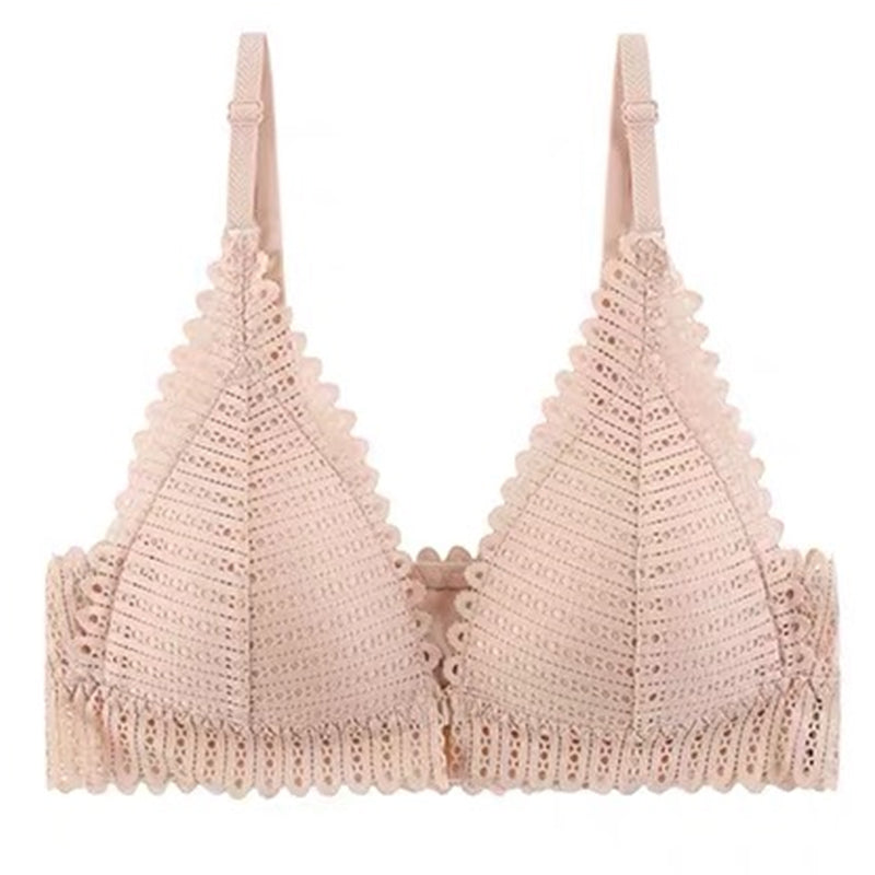 Gathering bra thin cup back Bra