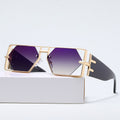 Hollow Big Square Rim Sunglasses