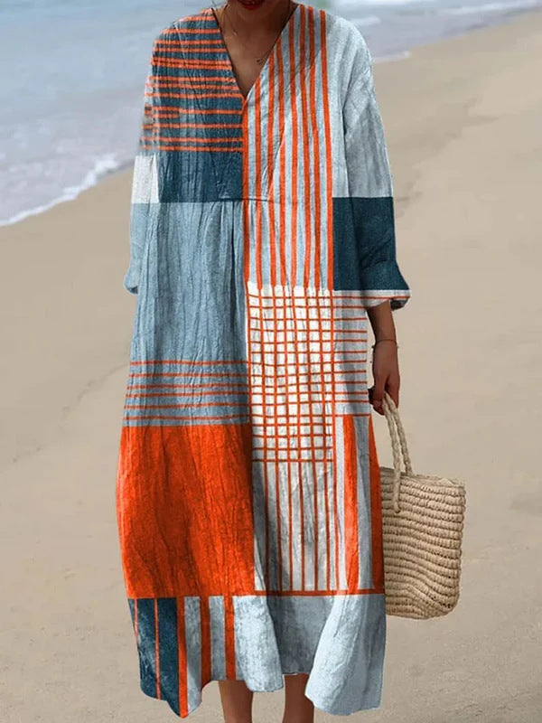 Elegant Chic Loose Mid-length Dress