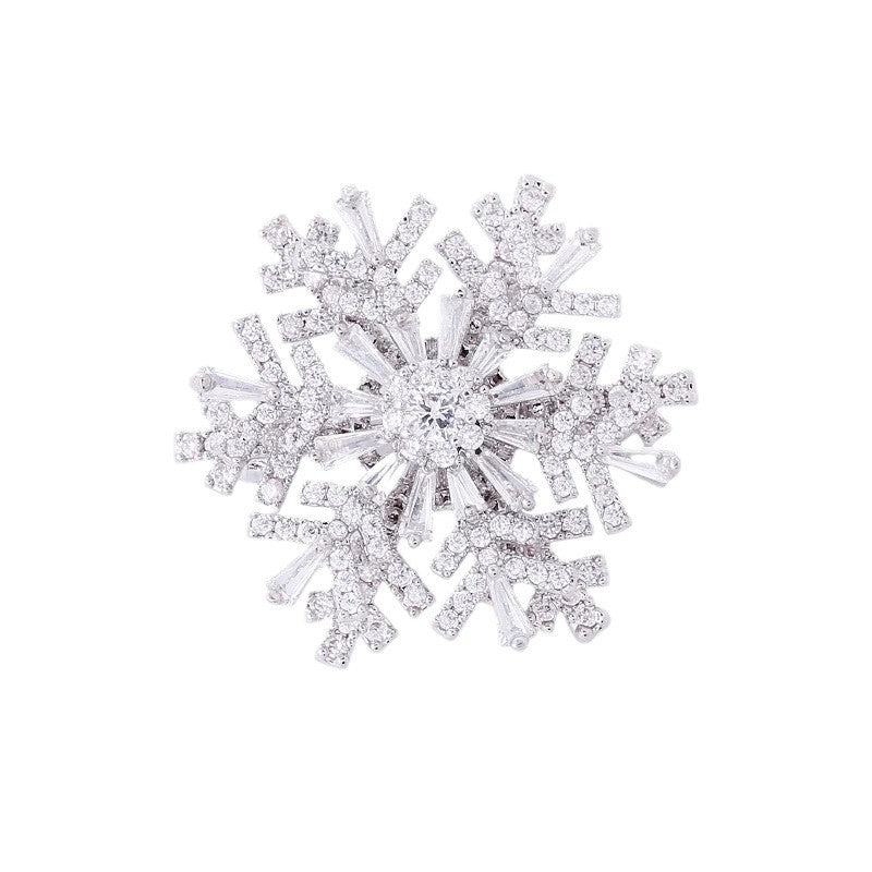 Spinning Snowflake Pin Corsage