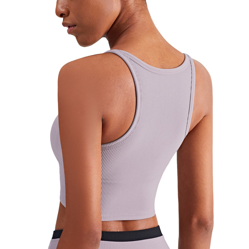 Threaded Beautiful Back Sports Underwear Thin Shoulders
