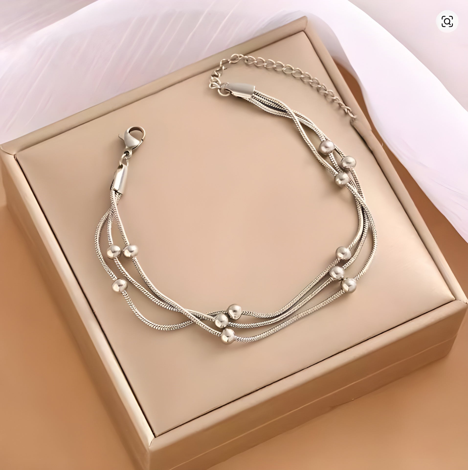 Three-layer Beaded Bracelet