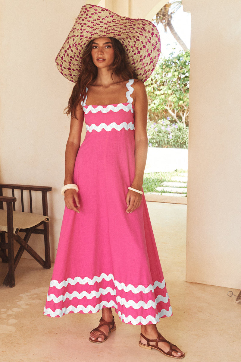 A-Line Long Beach Dress